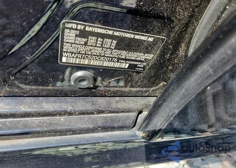 2013 BMW 535 I from USA, damaged, VIN WBAFR7C52DC820176